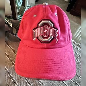 Ohio State Buckeyes | Scarlet & Gray Embroidered Hat Adjustable by Joe T’s | EUC